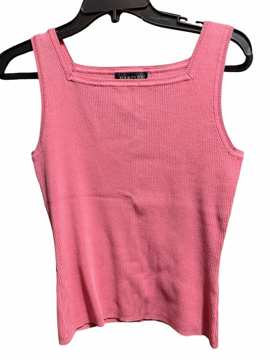 Harold's Tops - Harold's Vintage Coral Ribbed Square-Neck Tank Size Small